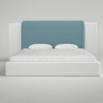 Velvet Bed 5 Feet 6 Inch (RHL-BED-130-014) - Image 3