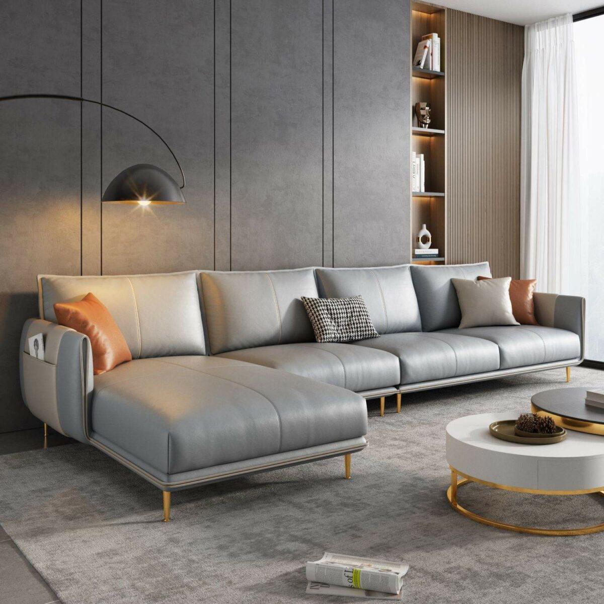Sectional Divan Cum Sofa  (RHL-SOF-300-009) - Image 2