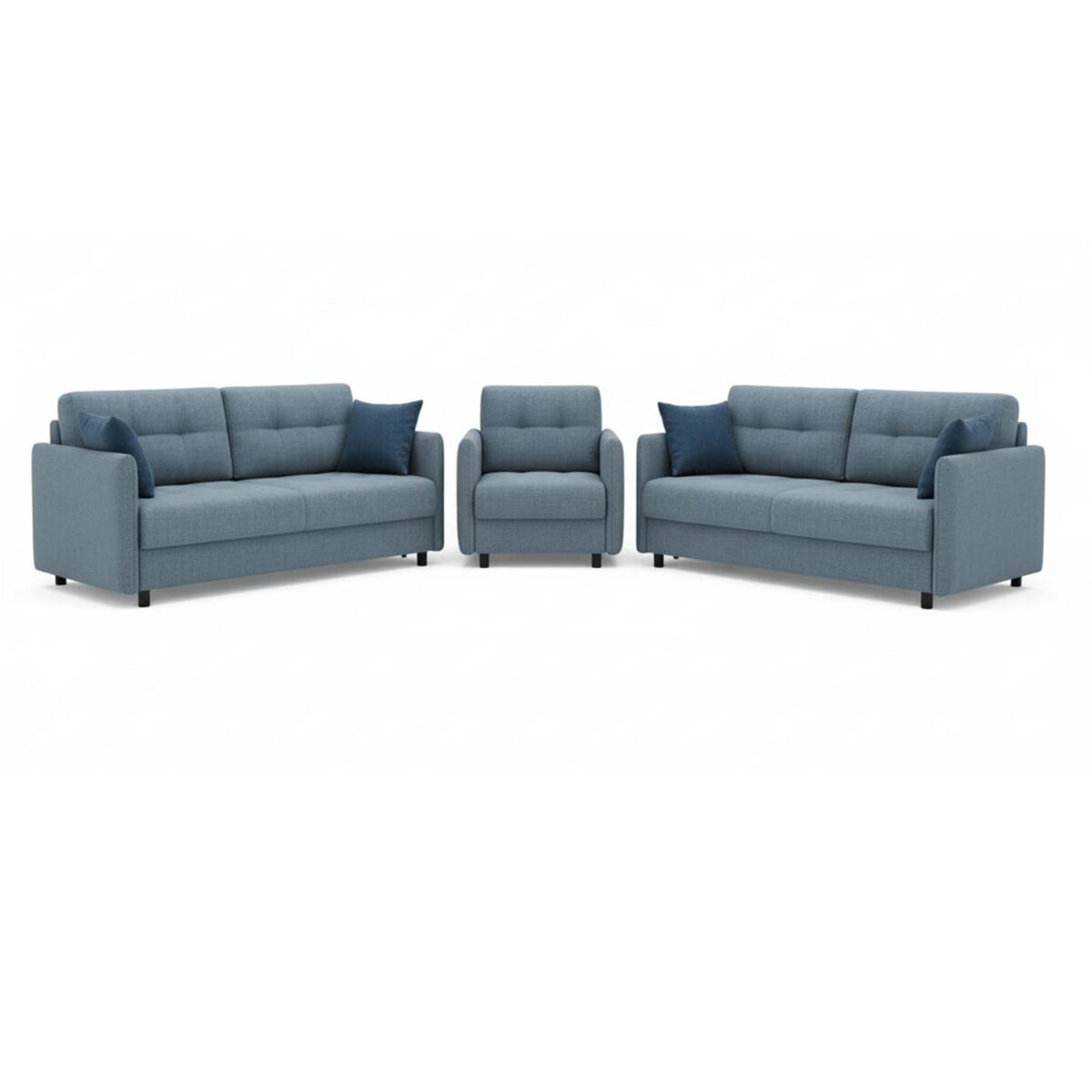 Serenity Sofa (2+2+1) (RHL-SOF-300-026) - Image 1